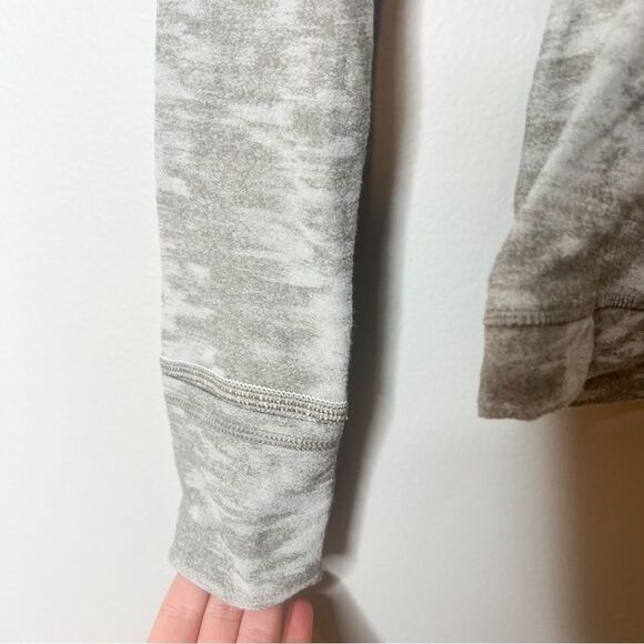 Lululemon It’s Rulu Run Long Sleeve in Data Rush Mini Jacquard White Opal Rover - Picture 4 of 14